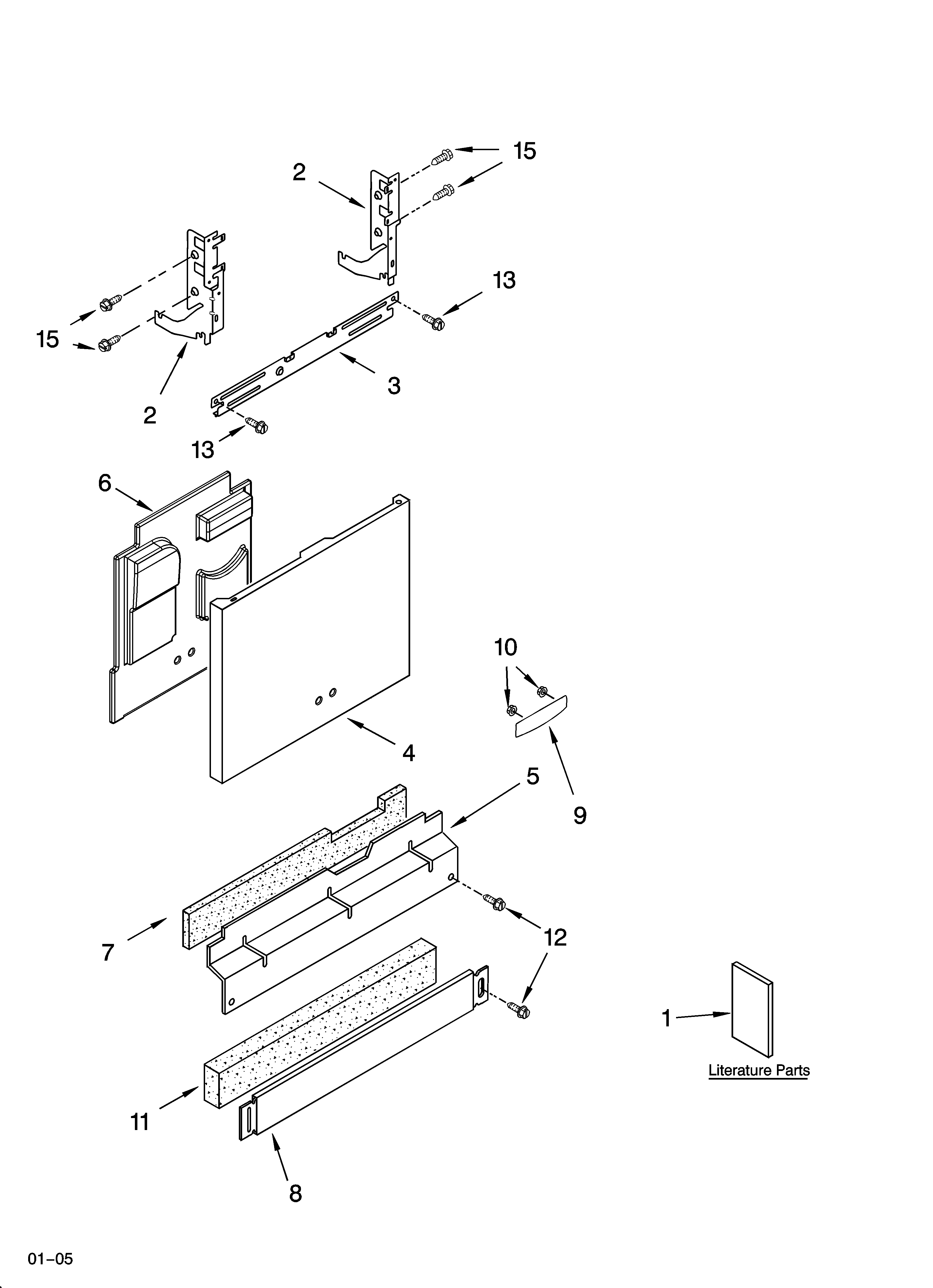 Door and panel parts