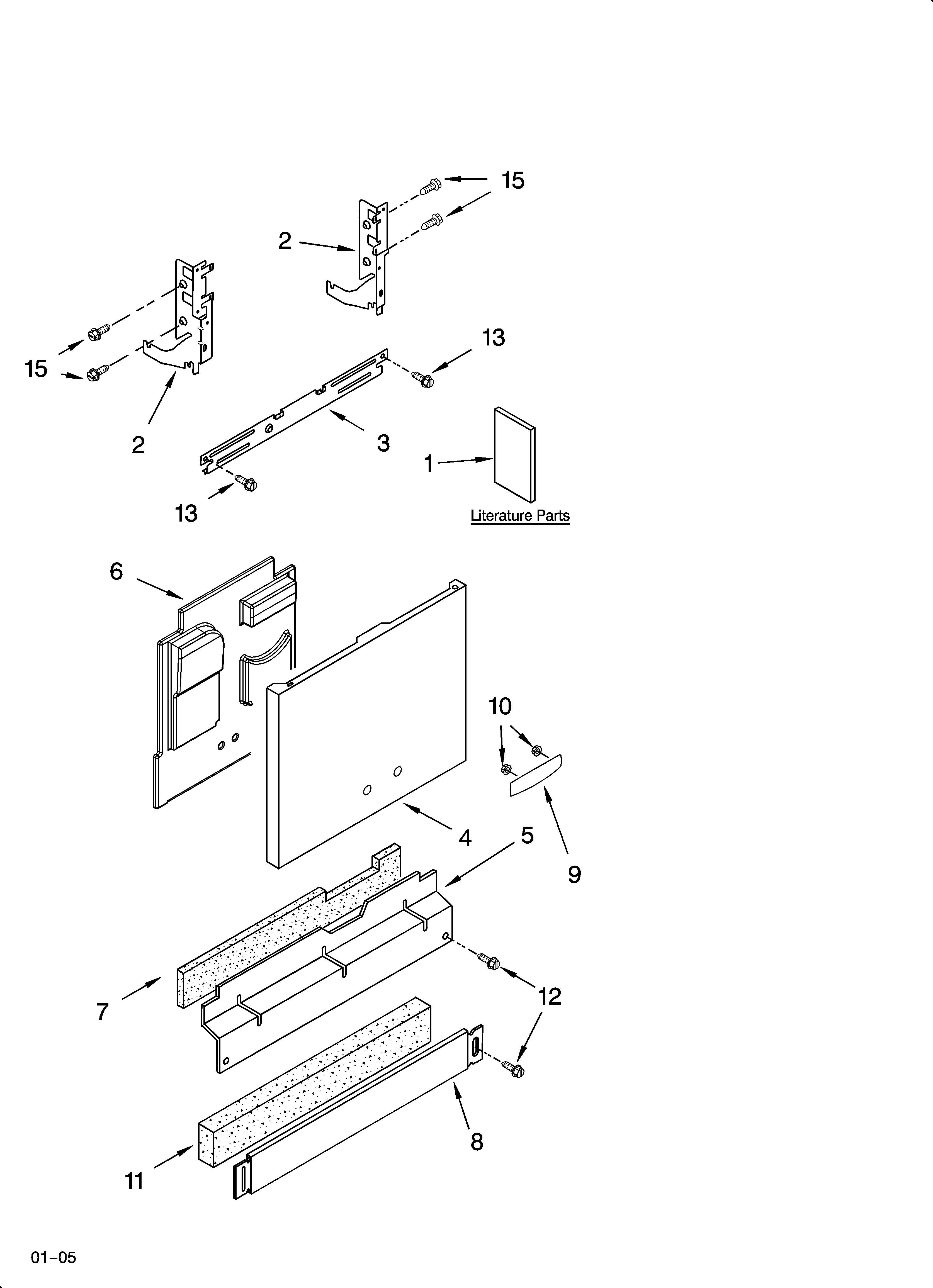 Door and panel parts