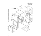Whirlpool RBD245PDB15 lower oven parts diagram