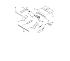 Whirlpool RBD245PDQ15 top venting parts, optional parts diagram