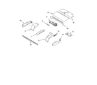 Whirlpool RBS245PDB18 top venting parts, optional parts diagram