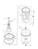 Agitator, basket and tub parts