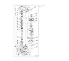 Whirlpool 7MLSD8900PW0 gearcase parts diagram