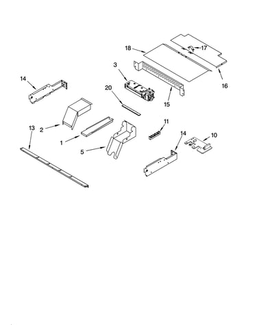 Top venting parts, optional parts (not included)