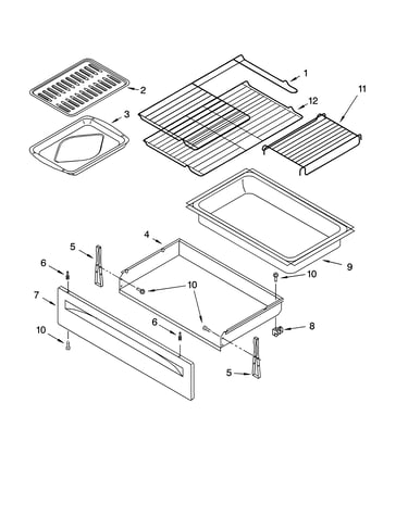 Drawer & broiler parts