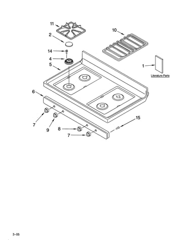 Cooktop parts