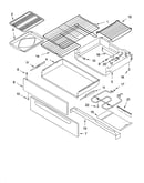 Drawer & broiler parts, miscellaneous parts