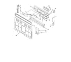 KitchenAid KERA205PBL1 control panel parts diagram