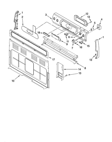 Control panel parts