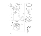 KitchenAid KHWL160PSS0 outer cover & insulation parts diagram