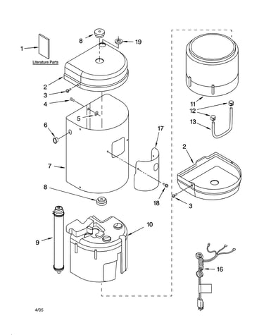 Outer cover & insulation parts