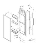 Refrigerator door parts