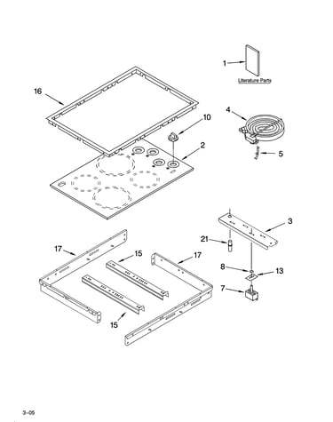 Cooktop parts