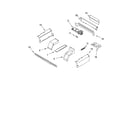 Whirlpool RS696PXGQ14 top venting parts diagram