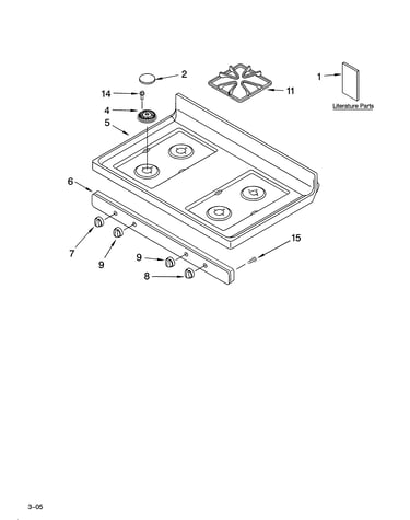 Cooktop parts