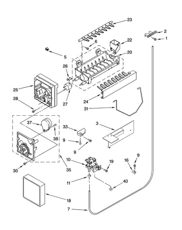 Icemaker parts, optional parts