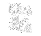 Whirlpool 7MLGC9900PW0 bulkhead parts diagram