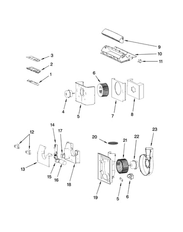 Air flow and control parts