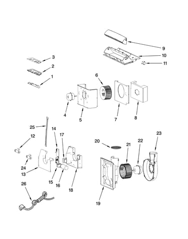 Air flow and control parts