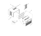 Whirlpool ACQ062PR1 cabinet parts diagram
