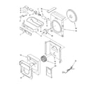 Whirlpool ACS082PR0 air flow and control parts diagram