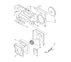 Whirlpool ACS102PR0 air flow and control parts diagram