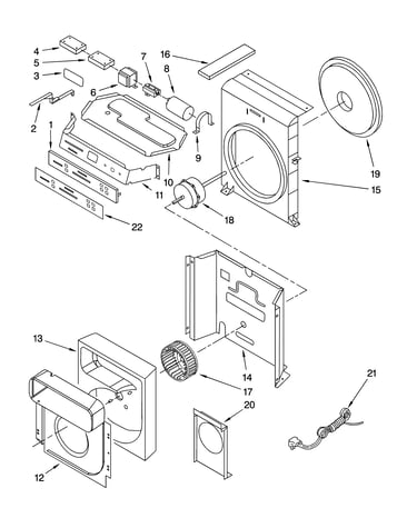Air flow and control parts