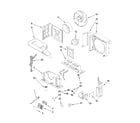 Whirlpool ACU108PR0 air flow and control parts diagram