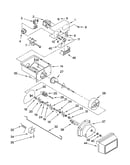 Motor and ice container parts