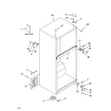 Whirlpool ER8AHKXRS00 cabinet parts diagram