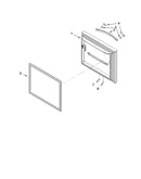 Freezer door parts