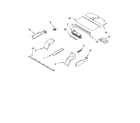 Whirlpool GBD277PDT10 top venting parts, optional parts diagram