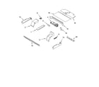 Whirlpool GBD307PDB10 top venting parts, optional parts diagram