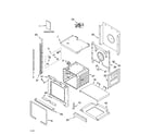Whirlpool GBS307PDB12 oven parts diagram