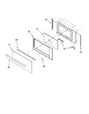 Microwave door parts