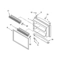 Freezer door parts