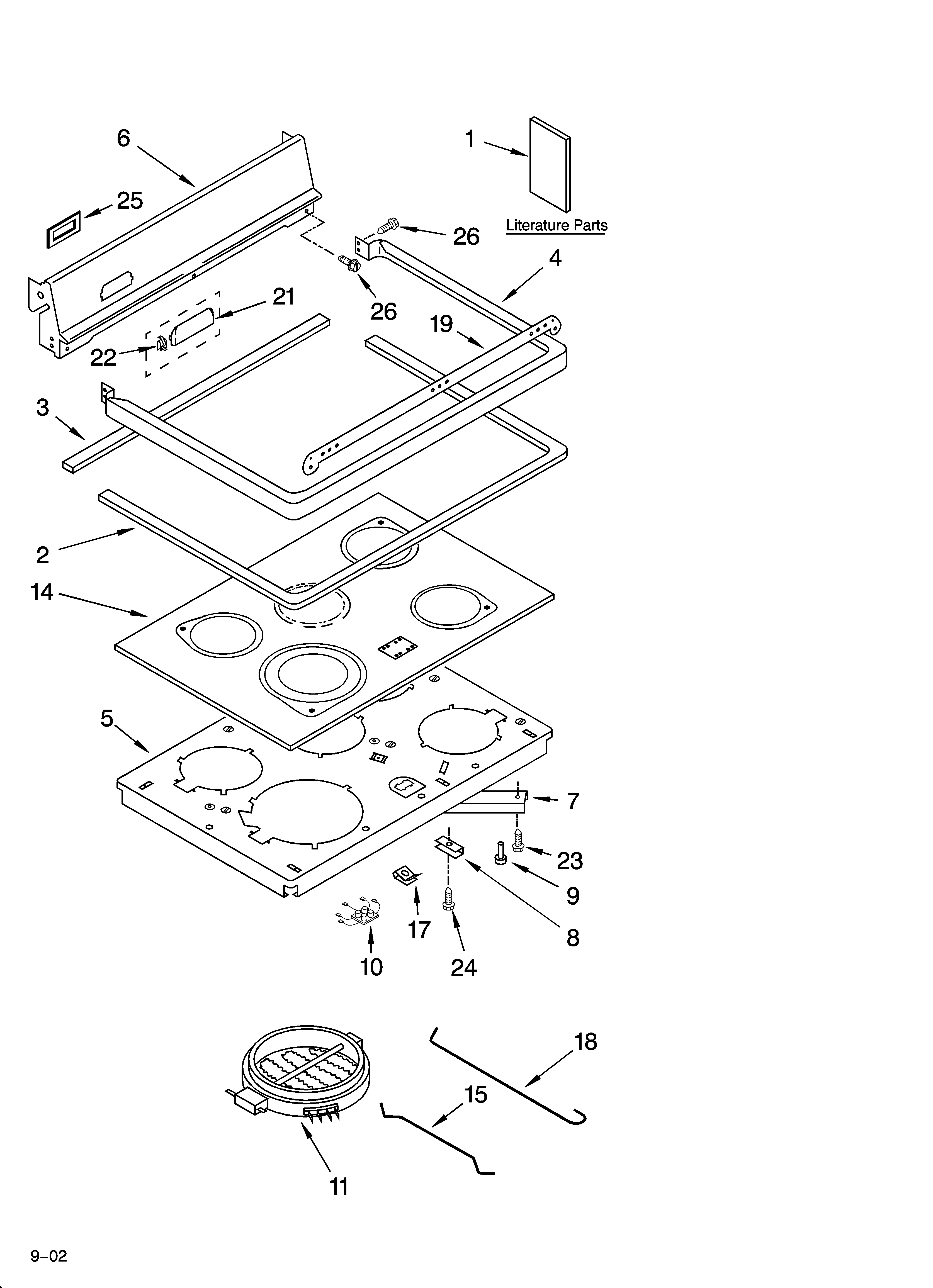 COOKTOP PARTS