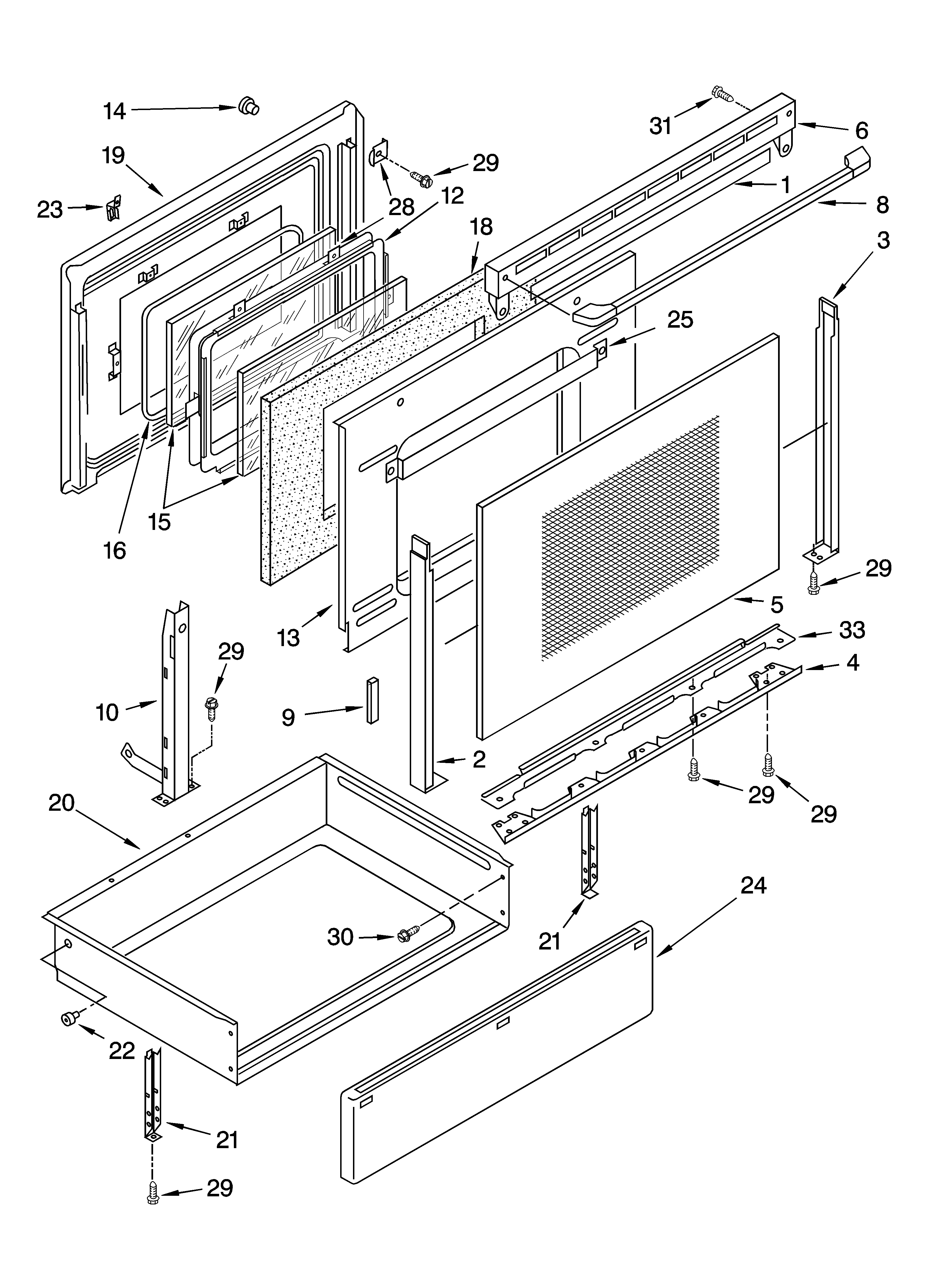 DOOR AND DRAWER PARTS