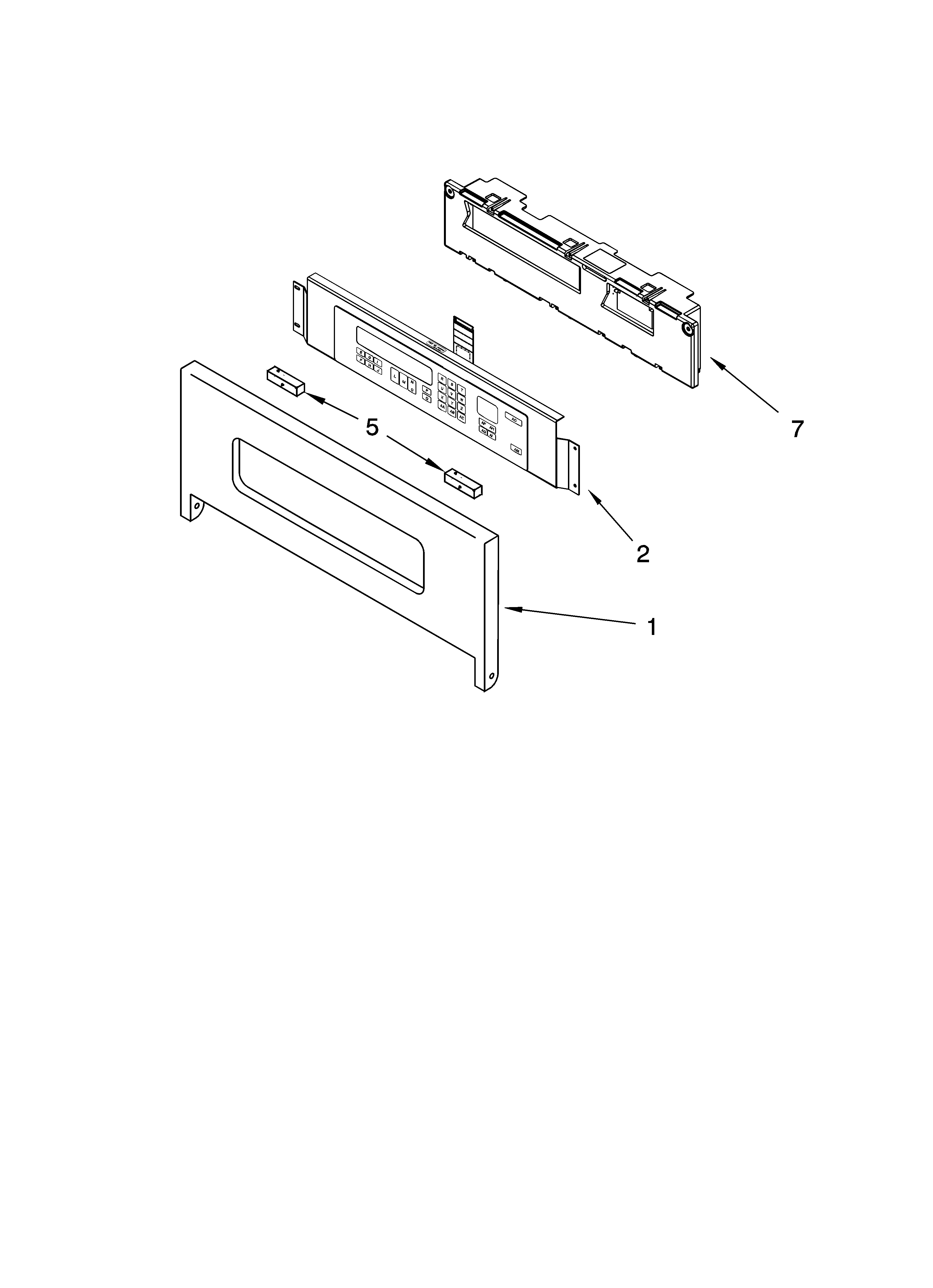 Control panel parts