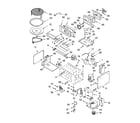 Whirlpool GSC308PJQ05 cabinet and stirrer parts diagram