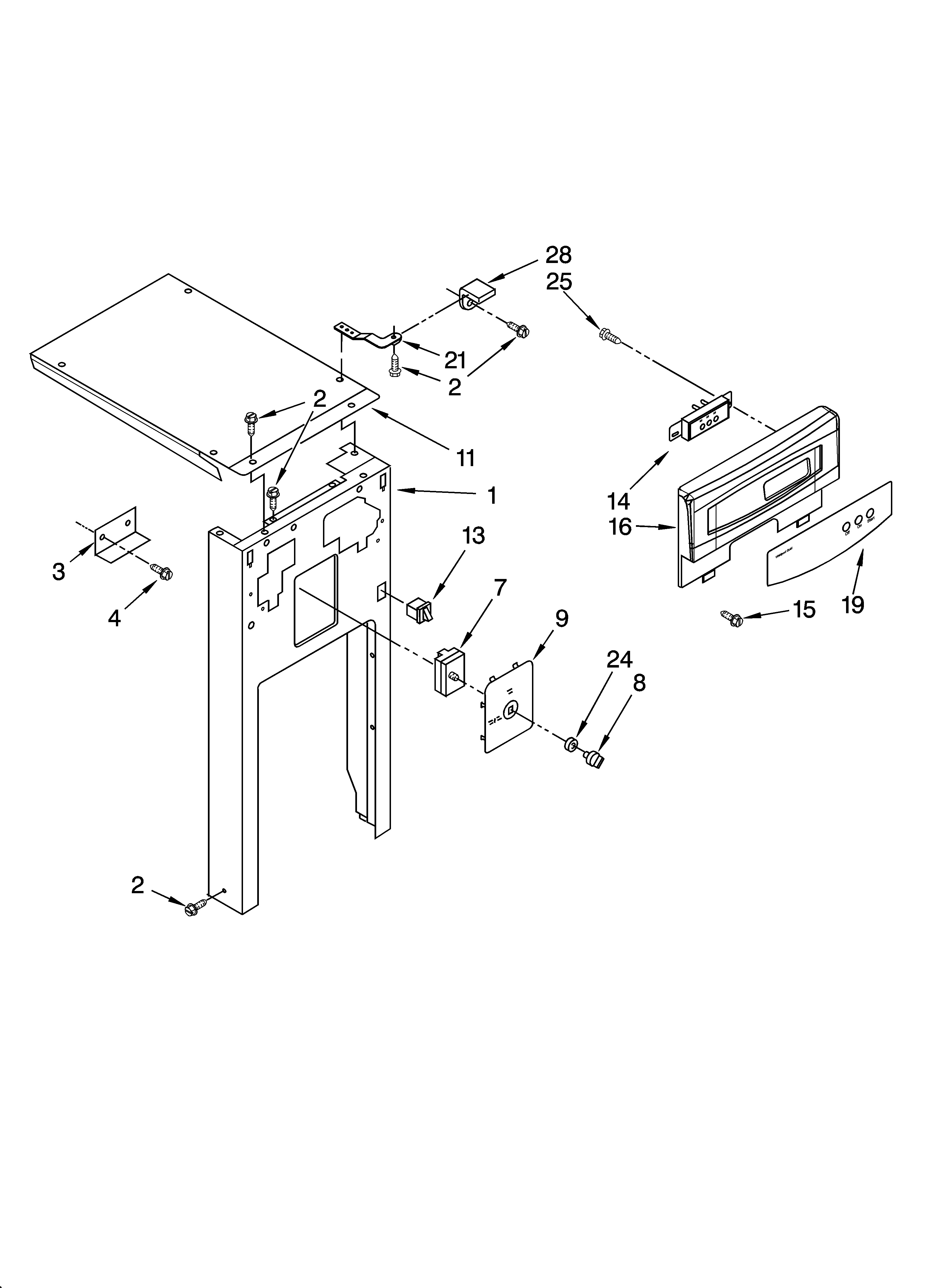 Panel and control parts