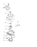 Motor and housing parts