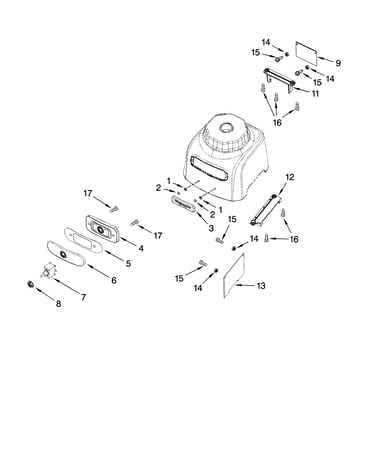 Escutcheon and control parts