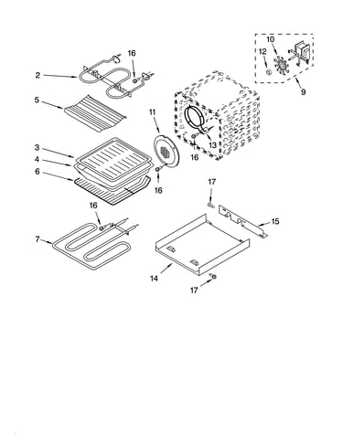 Internal oven parts