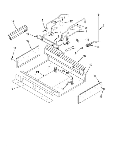 Burner box and manifold parts