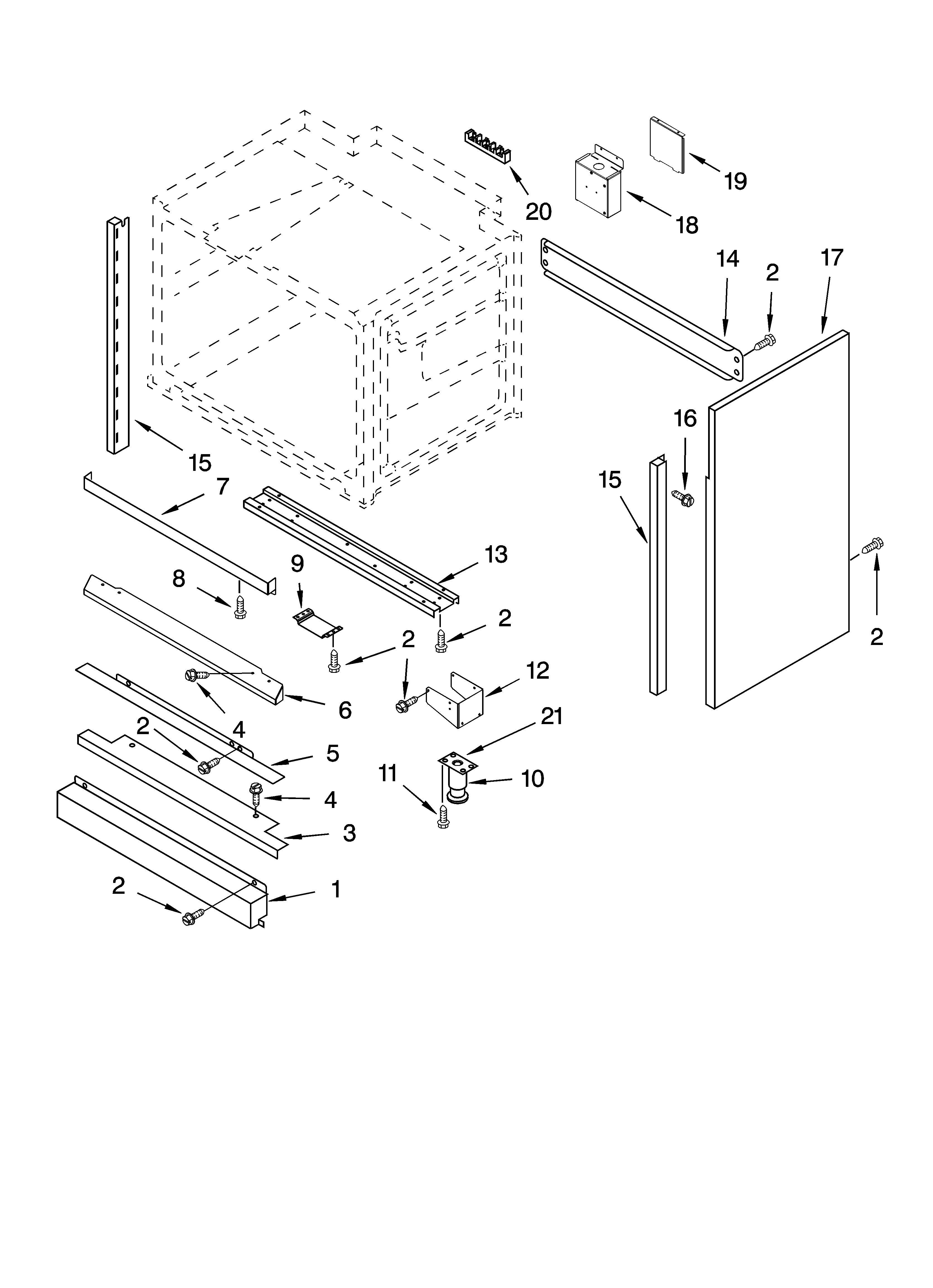 Chassis parts, optional parts
