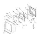 Oven door parts