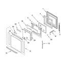 Oven door parts