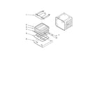 KitchenAid KEBC206KSS04 internal oven parts diagram
