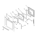 Oven door parts